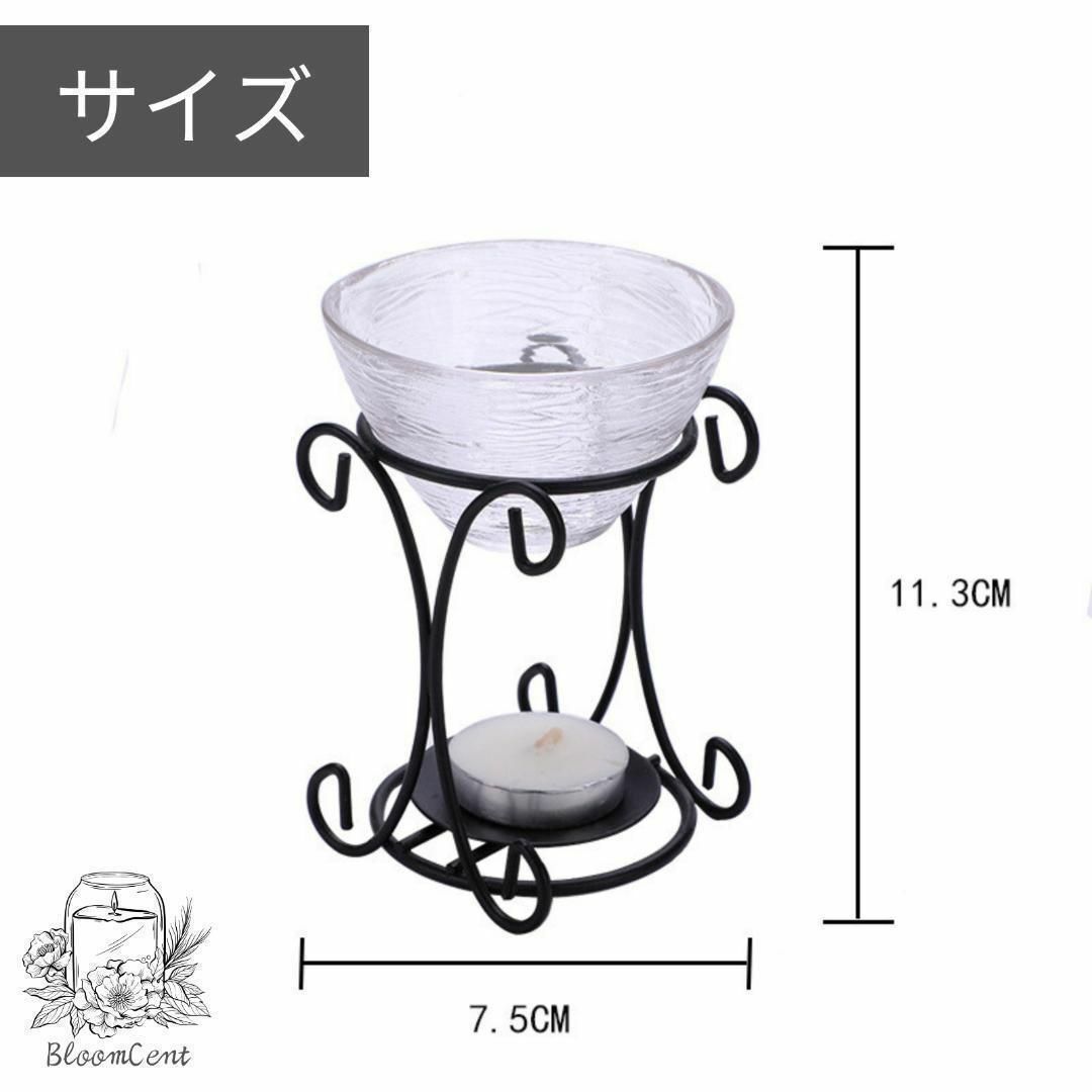 BloomCent ヨーロピアン アロマポット アンティーク キャンドル付き コスメ/美容のリラクゼーション(アロマポット/アロマランプ/芳香器)の商品写真