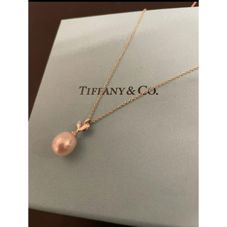 ティファニー(Tiffany & Co.)のTiffany✩オリーブリーフペンダント　パール　ネックレス(ネックレス)