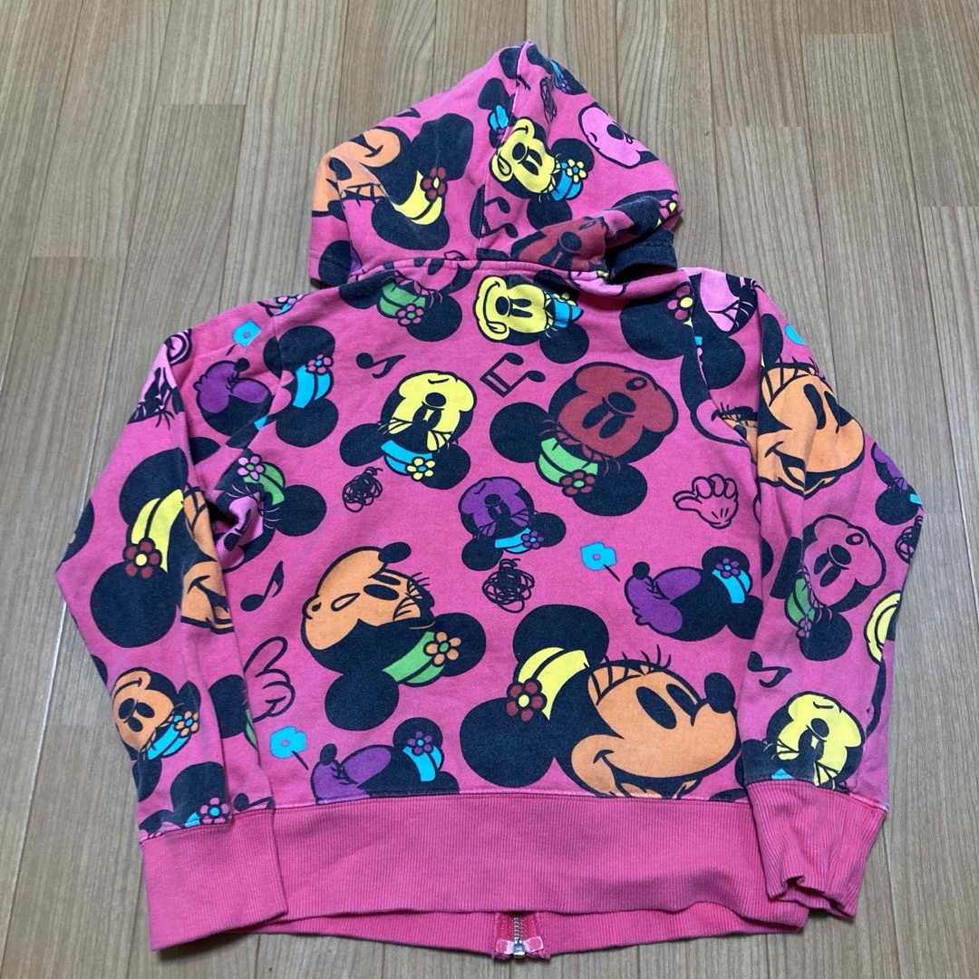 Disney(ディズニー)のディズニー パーカー 100 140 ランド シー キッズ/ベビー/マタニティのキッズ服女の子用(90cm~)(ジャケット/上着)の商品写真