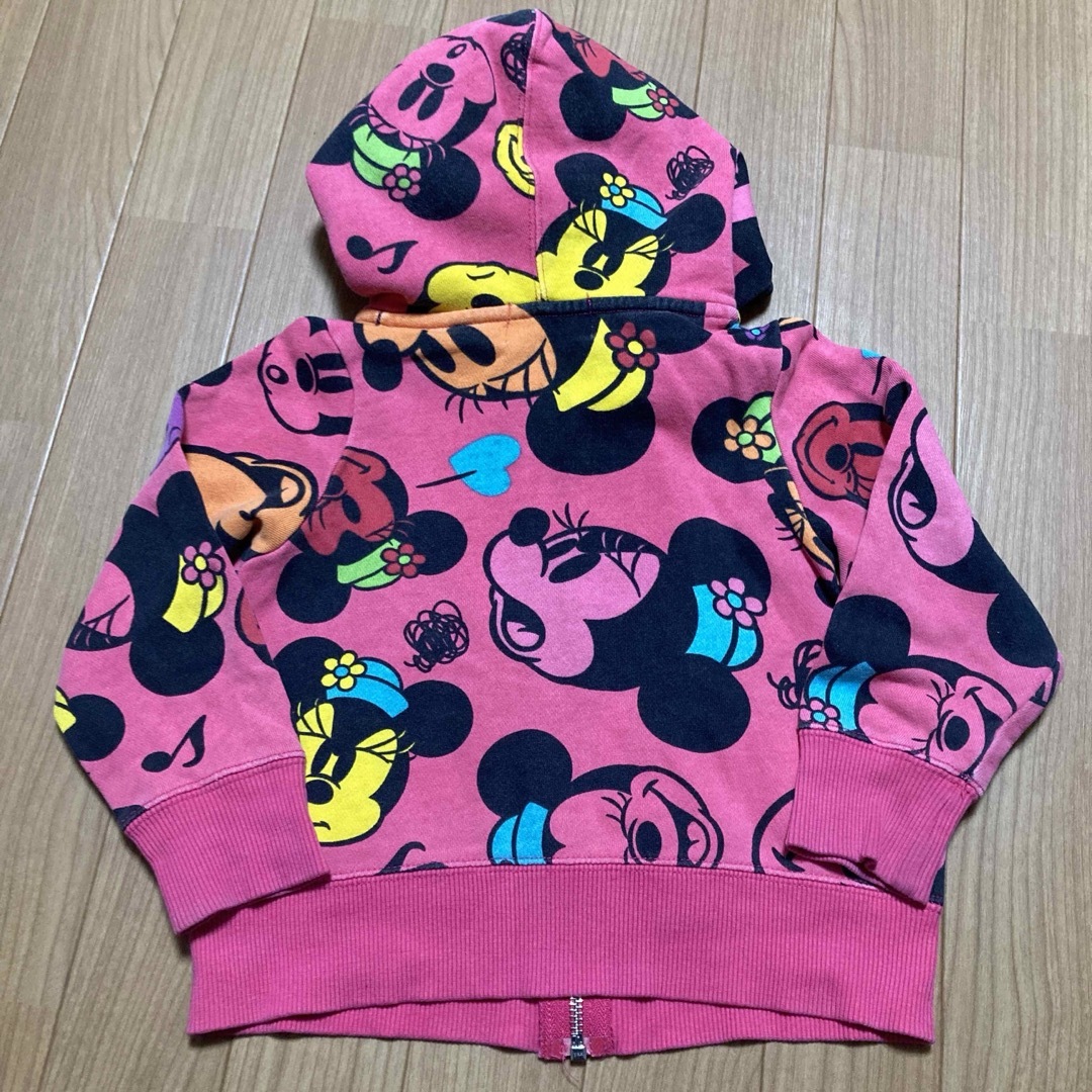 Disney(ディズニー)のディズニー パーカー 100 140 ランド シー キッズ/ベビー/マタニティのキッズ服女の子用(90cm~)(ジャケット/上着)の商品写真