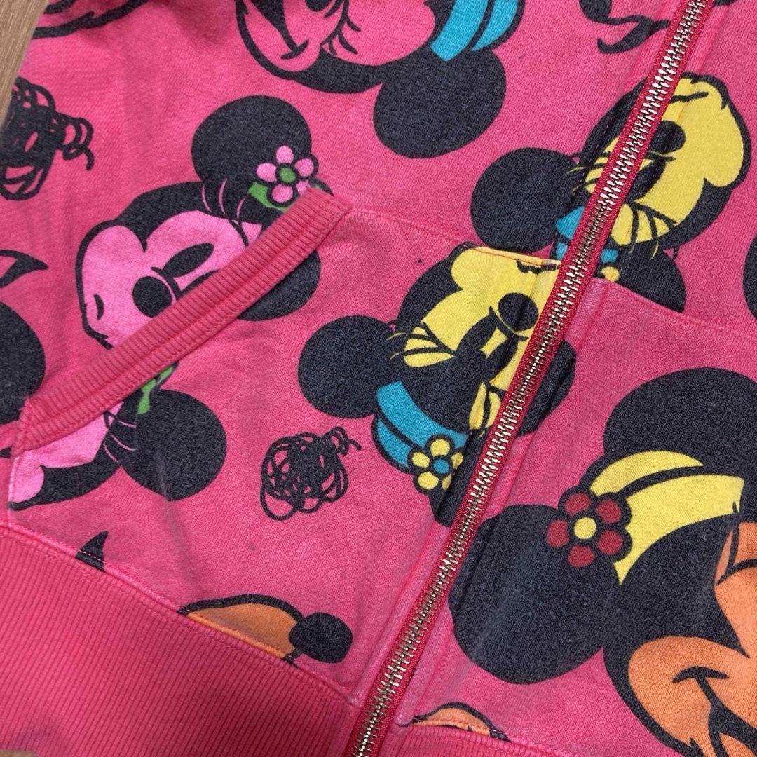 Disney(ディズニー)のディズニー パーカー 100 140 ランド シー キッズ/ベビー/マタニティのキッズ服女の子用(90cm~)(ジャケット/上着)の商品写真