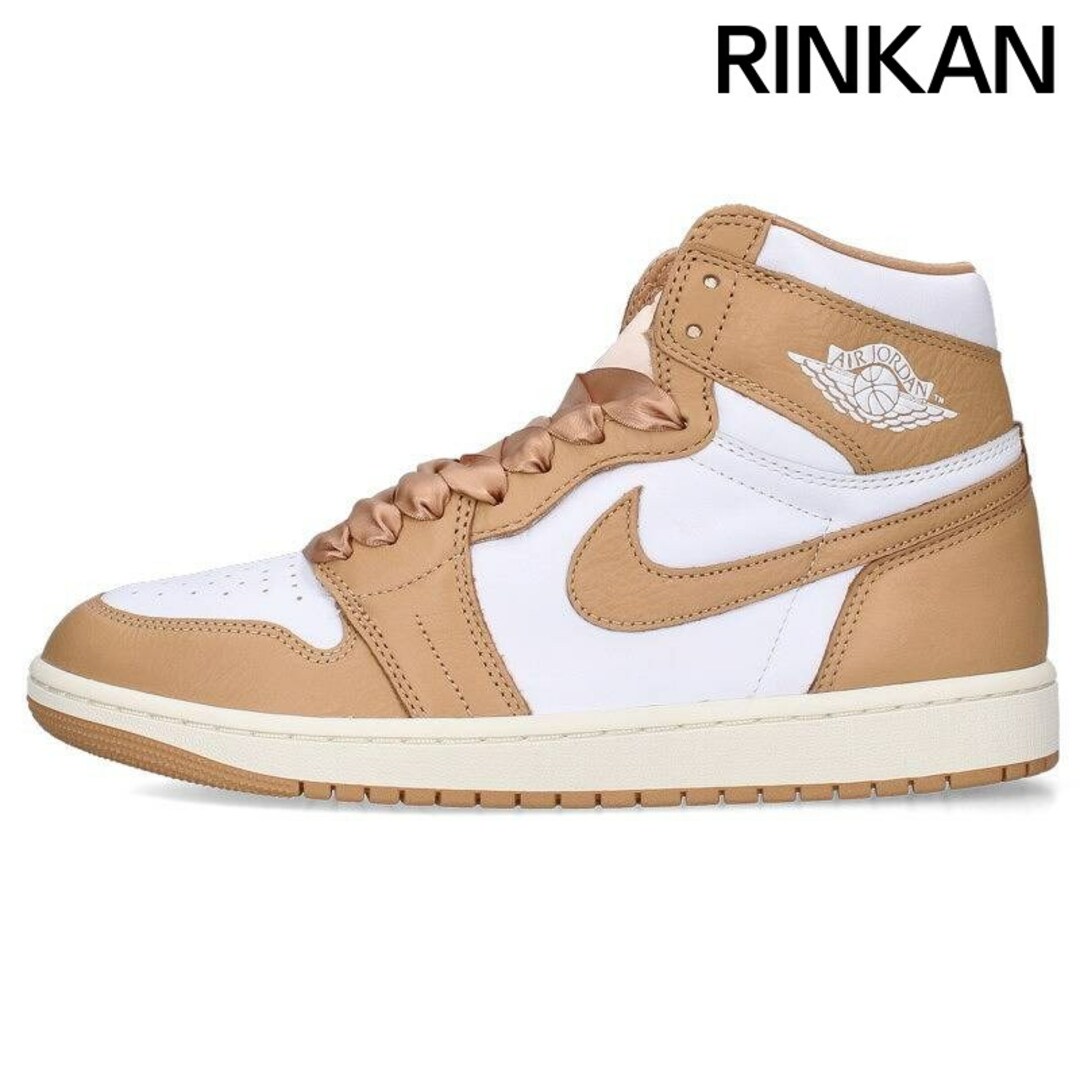 ナイキ  WMNS AIR JORDAN 1 RETRO HI OG  FN6622-201 エアジョーダン1プラリネスニーカー メンズ 27.5cm靴/シューズ