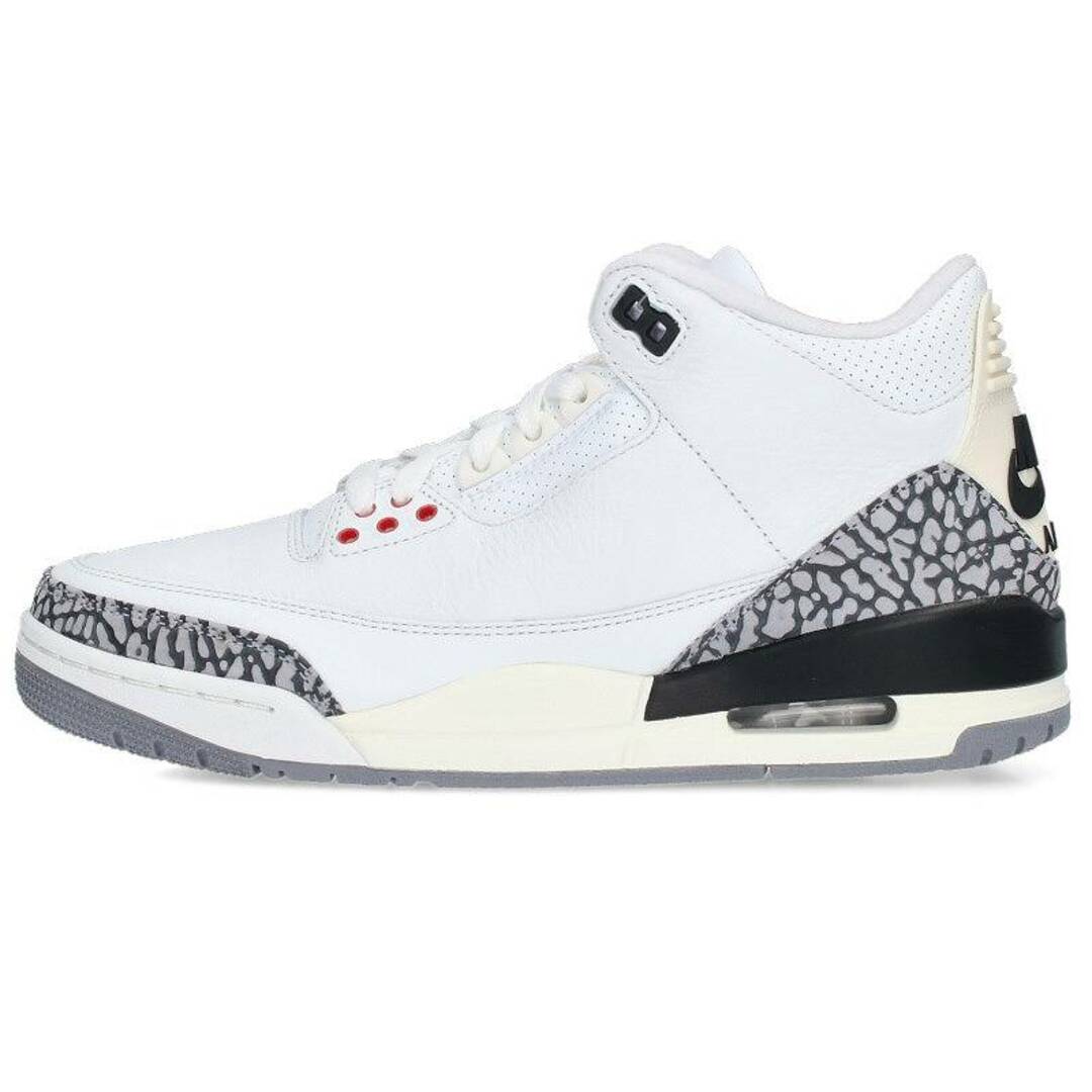 NIKE(ナイキ)のナイキ  Air Jordan 3 Retro/DN3707-100 エアジョーダン3 ホワイトセメントリイマジンドスニーカー メンズ 22.5cm メンズの靴/シューズ(スニーカー)の商品写真