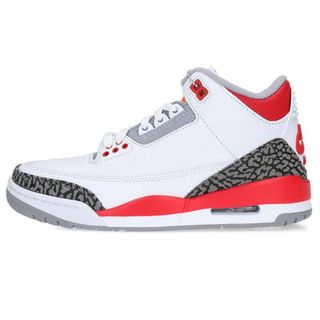 ナイキ(NIKE)のナイキ  AIR JORDAN 3 RETRO OG FIRE RED DN3707-160 エアジョーダン3レトロOGファイアレッドスニーカー メンズ 22.5cm(スニーカー)