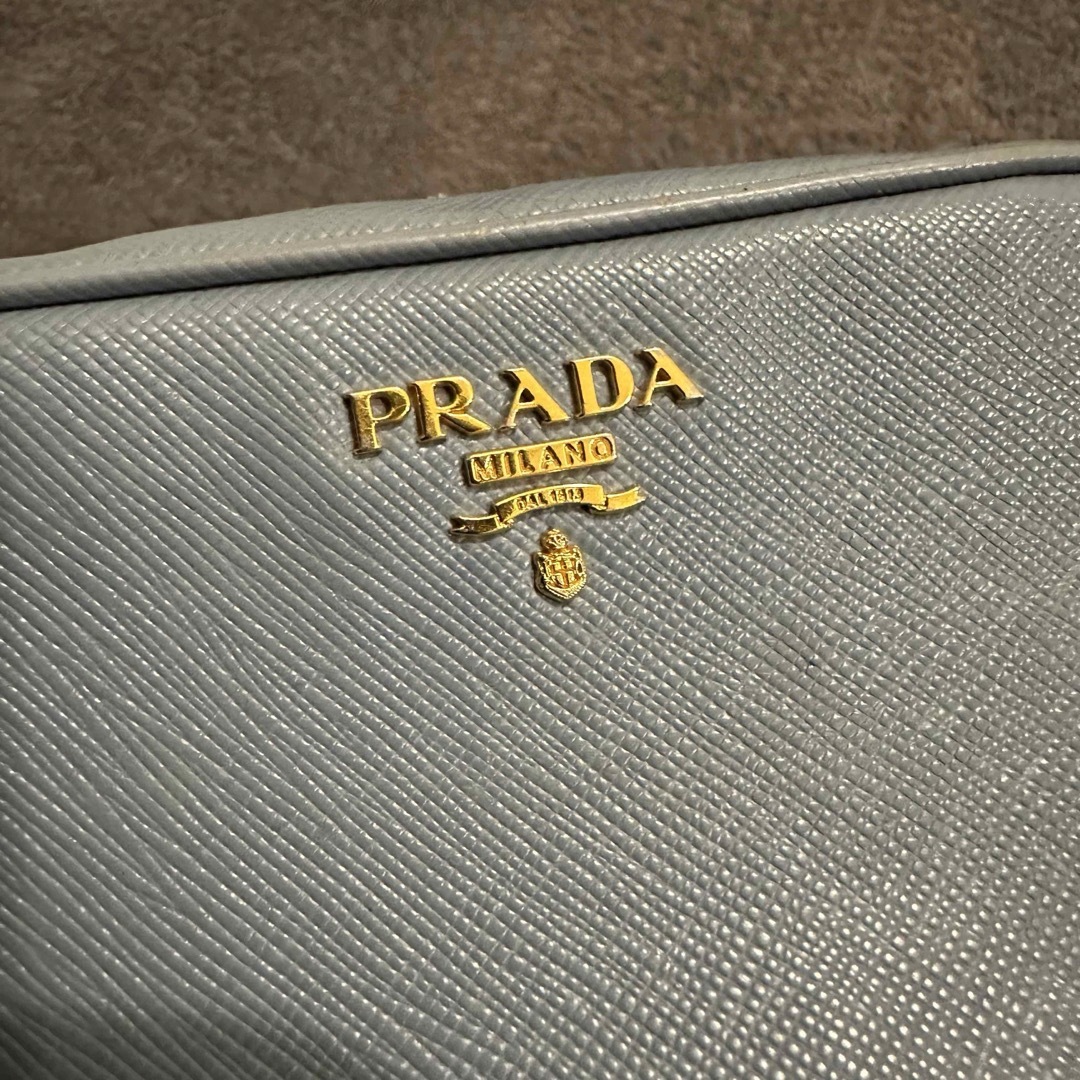 PRADA(プラダ)のPRADA レザー バニティポーチ レディースのファッション小物(ポーチ)の商品写真