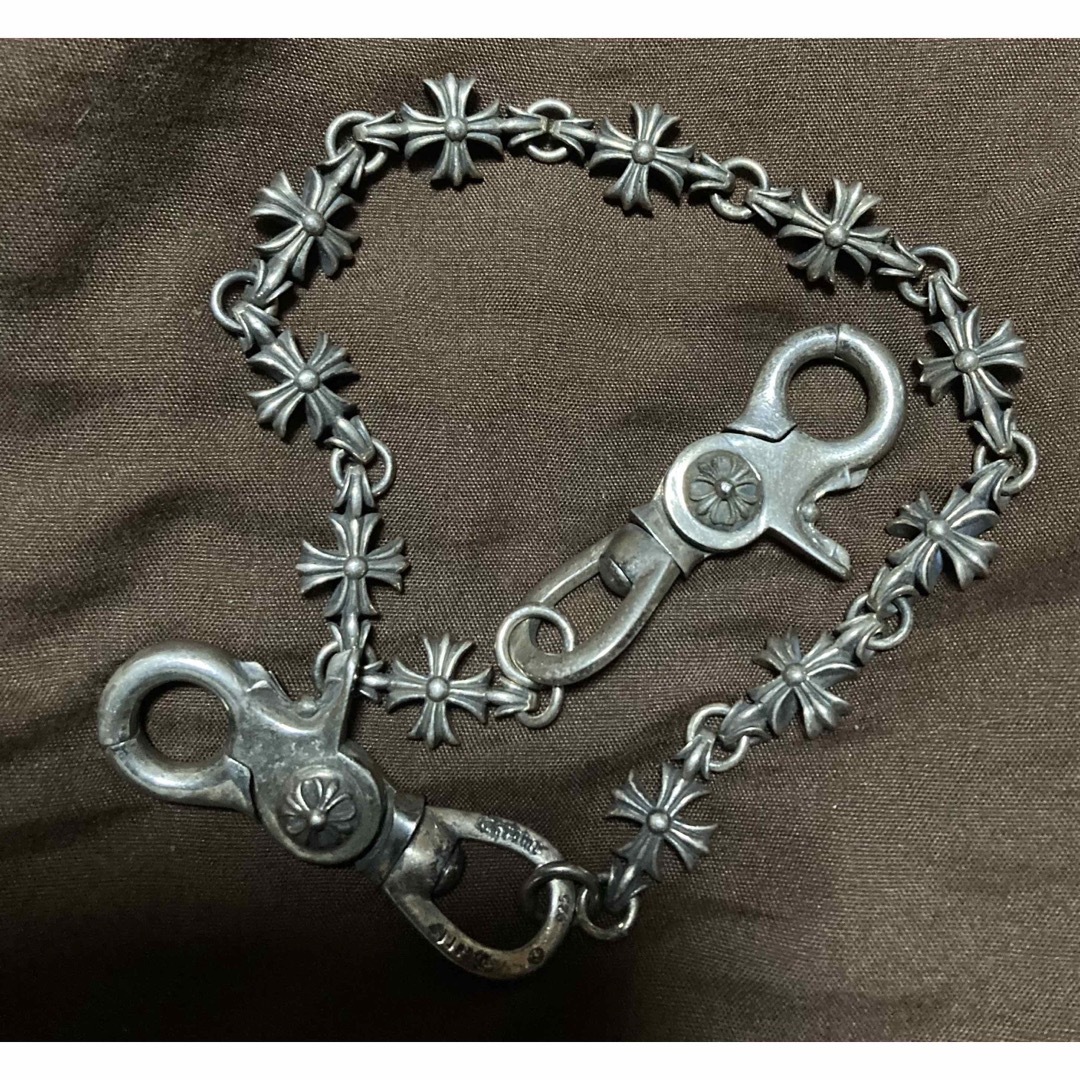 Chrome Hearts(クロムハーツ)のクロムハーツ ウォレットチェーン　シルバー 希少品 正規店購入ブレイキングダウン メンズのファッション小物(ウォレットチェーン)の商品写真