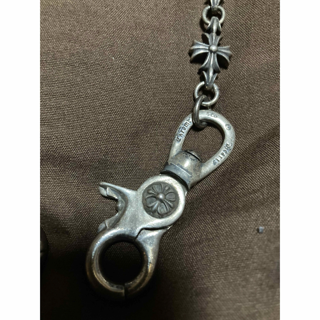 Chrome Hearts(クロムハーツ)のクロムハーツ ウォレットチェーン　シルバー 希少品 正規店購入ブレイキングダウン メンズのファッション小物(ウォレットチェーン)の商品写真