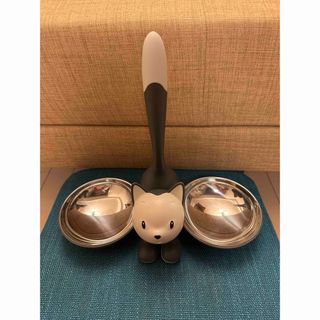 アレッシィ(ALESSI)のALESSI アレッシィ Tigrito ティグリート キャットボウル グレー(猫)