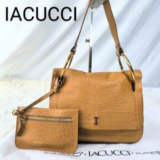 イアクッチ(IACUCCI)の【美品】IACUCCI イアクッチ ショルダーハンドバッグ アルテア クロコ(ショルダーバッグ)