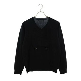 ワイズ(Y's)のワイズ  23AW  YJ-K93-584 FRONT FLAP POCKET V-NECK SWEATER フロントポケットデザインVネックニット レディース 2(ニット/セーター)