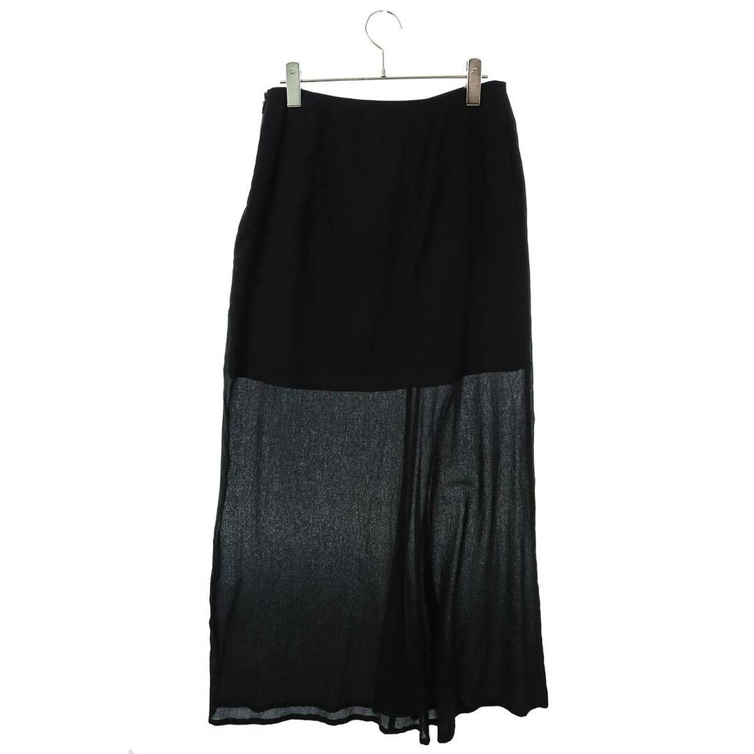 Yohji Yamamoto(ヨウジヤマモト)のヨウジヤマモト  23SS  FZ-S11-003 C/CHIFFON DOUBLE LAYERED RIGHT SIDE FLARE S フレアスカート レディース 2 レディースのスカート(その他)の商品写真