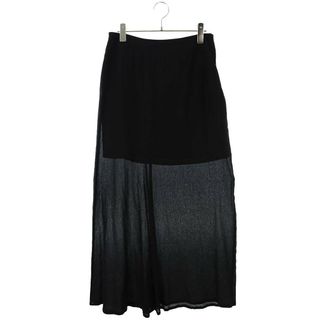 ヨウジヤマモト(Yohji Yamamoto)のヨウジヤマモト  23SS  FZ-S11-003 C/CHIFFON DOUBLE LAYERED RIGHT SIDE FLARE S フレアスカート レディース 2(その他)