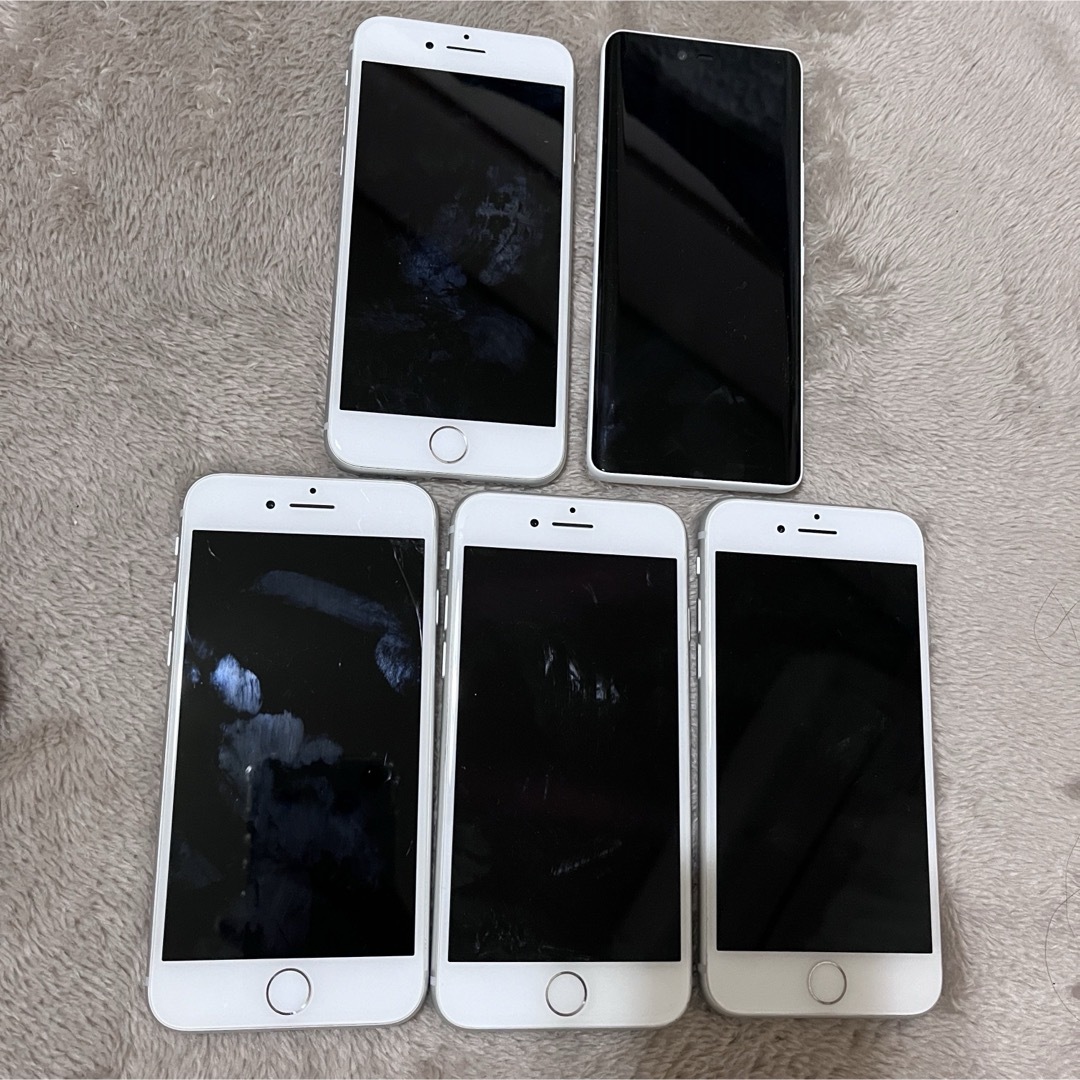 iPhone8 4台、ハンド セット iPhone8 4台、ハンド セット