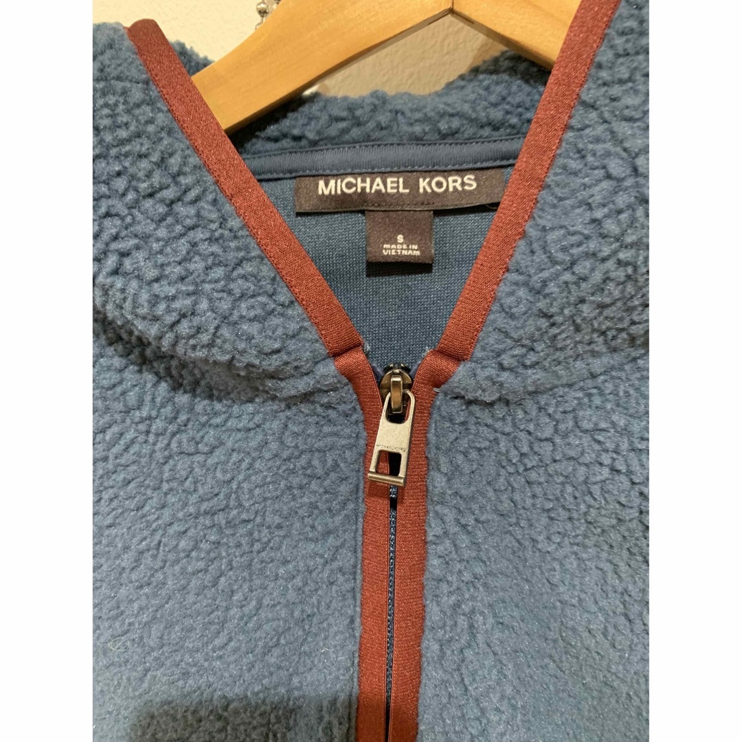 Michael Kors(マイケルコース)の美品 MICHAEL KORS マイケルコース ハーフジップ フリース Sサイズ メンズのトップス(パーカー)の商品写真