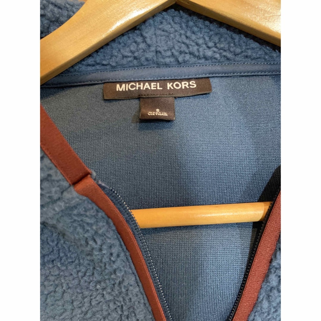 Michael Kors(マイケルコース)の美品 MICHAEL KORS マイケルコース ハーフジップ フリース Sサイズ メンズのトップス(パーカー)の商品写真