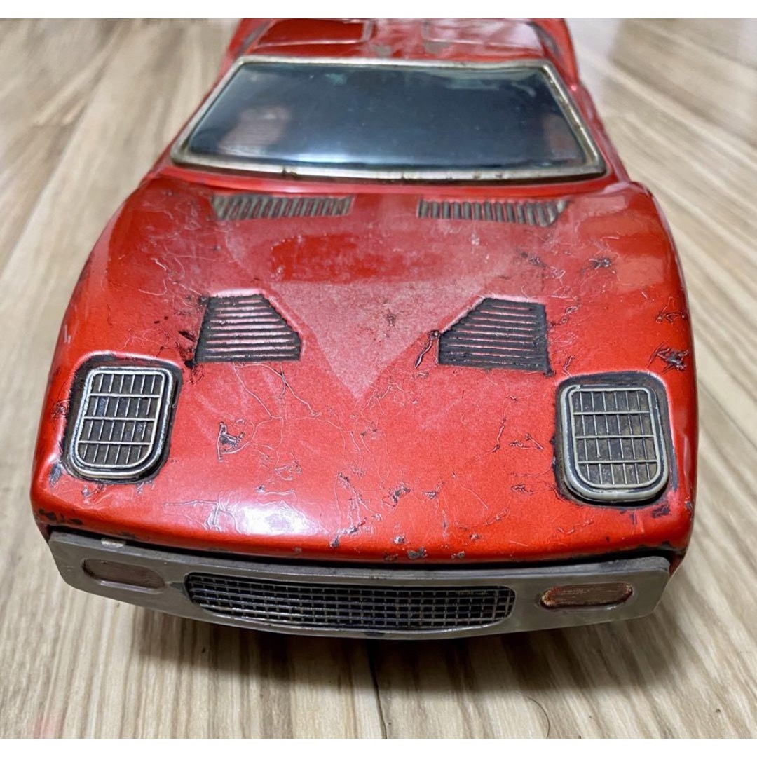 BANDAI(バンダイ)のバンダイ フォード GT 1970 年代のビンテージ ブリキの車 エンタメ/ホビーのおもちゃ/ぬいぐるみ(ミニカー)の商品写真