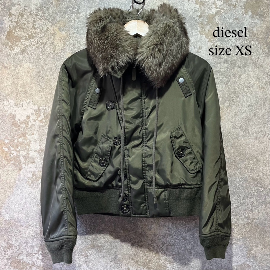 DIESEL(ディーゼル)のDiesel ディーゼル N-2B ミリタリージャケット メンズのジャケット/アウター(ミリタリージャケット)の商品写真