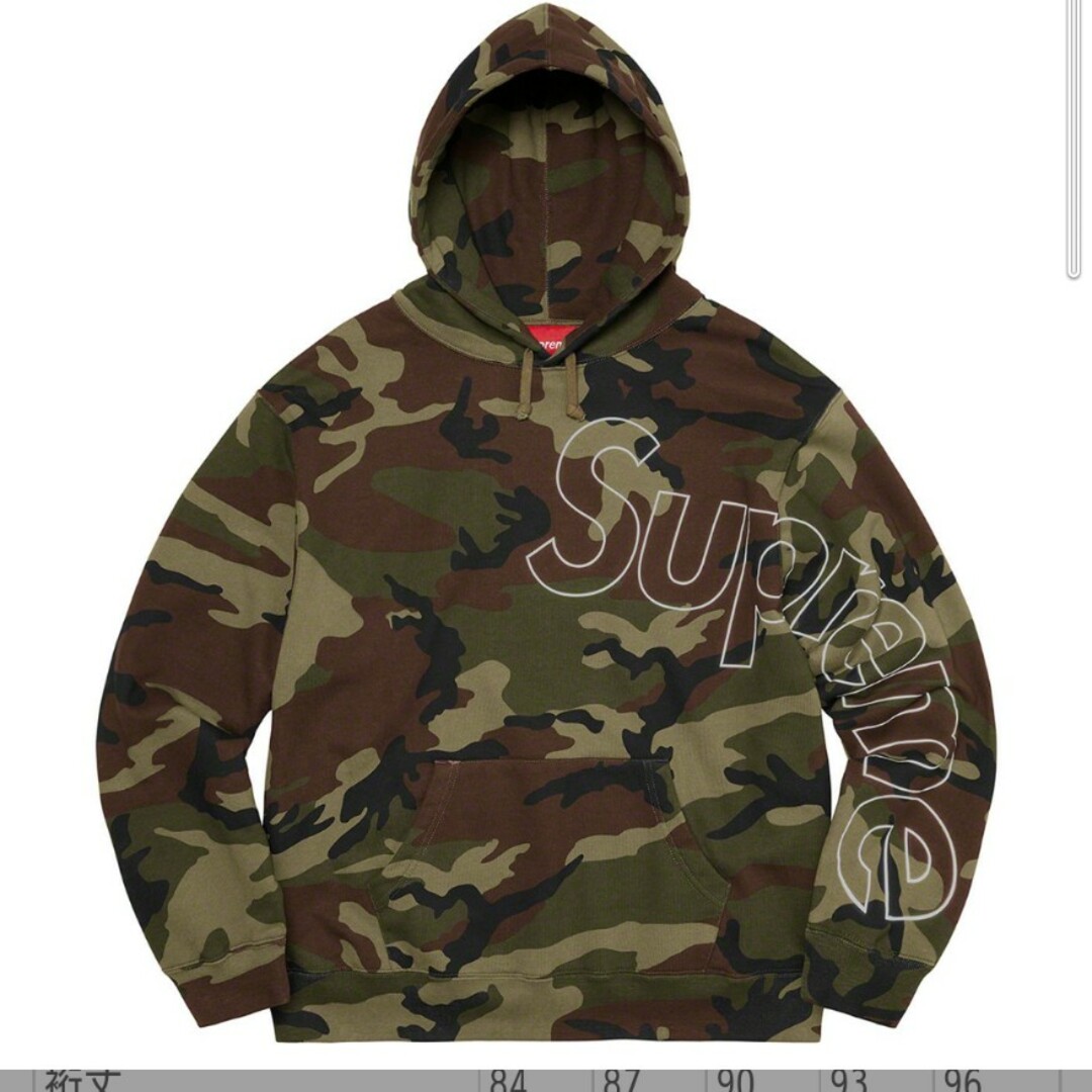 Supreme Reflective Hooded Sweatshirtトップス