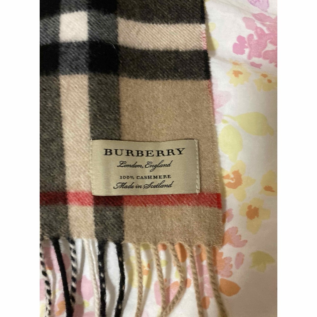 BURBERRY(バーバリー)のBurberry マフラー ハート カシミヤ メンズのファッション小物(マフラー)の商品写真