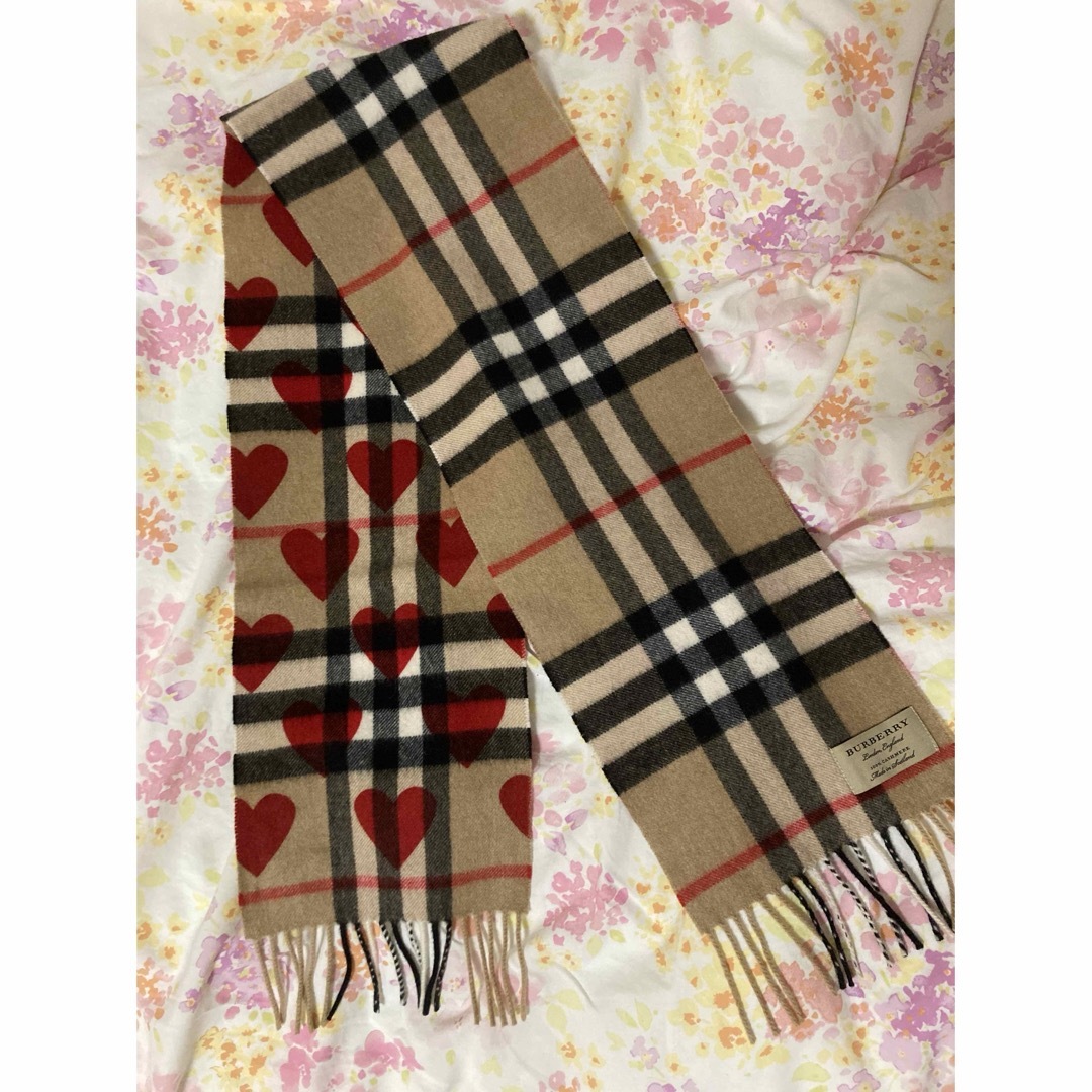 BURBERRY(バーバリー)のBurberry マフラー ハート カシミヤ メンズのファッション小物(マフラー)の商品写真