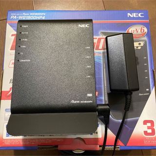 NEC - 【新品未開封】NEC 無線ルータ PA-WX5400HP ブラックの通販 by