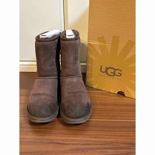 アグ(UGG)のUGG CLASSIC SHORT☆ダークブラウン系(ブーツ)