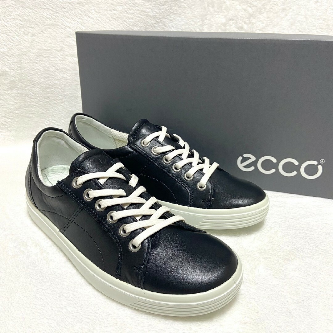 ECCO - 新品未使用 エコー ECCO ソフトクラシック W レザー スニーカー