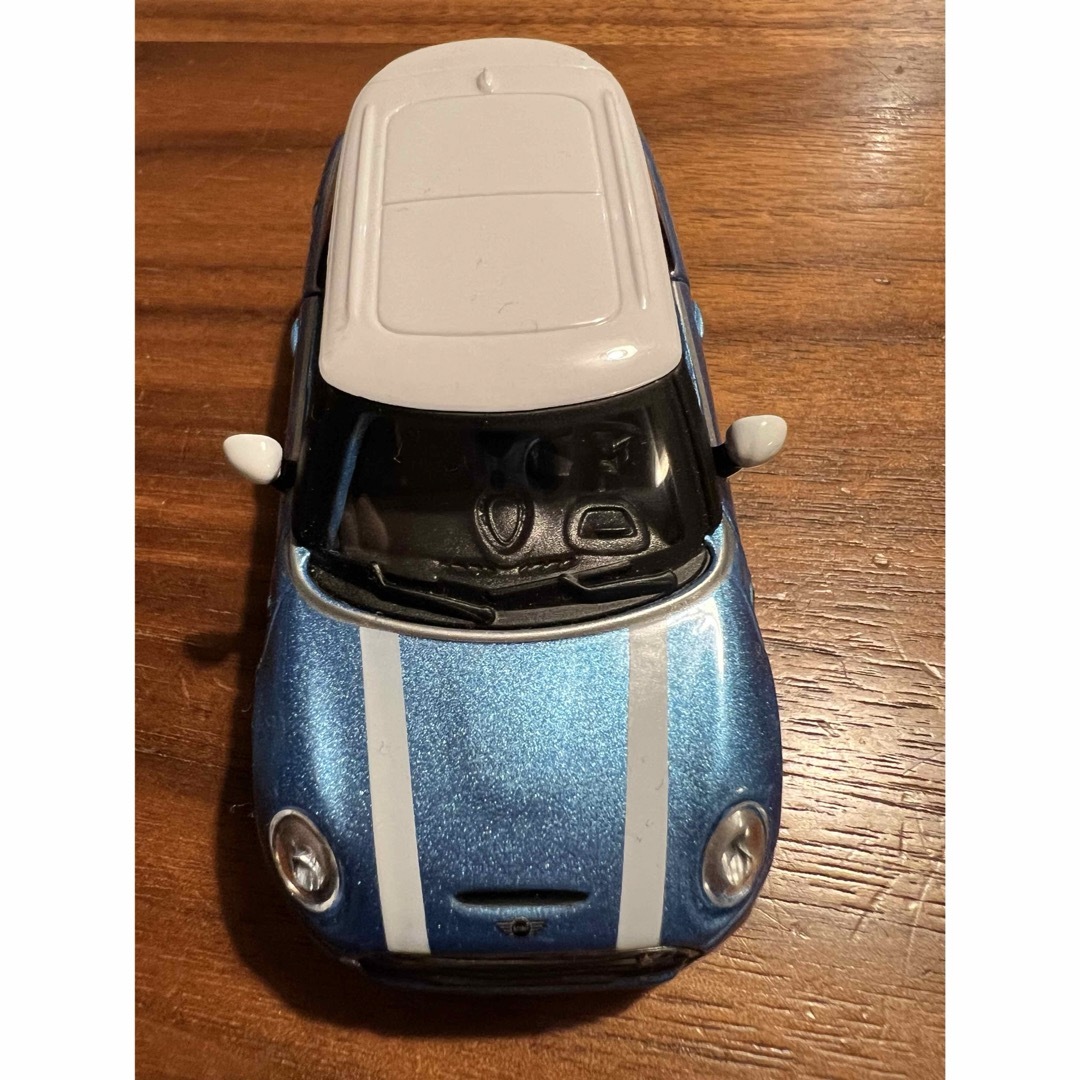 BMW(ビーエムダブリュー)のMINI クーパーS 純正プルバックカー　ブルー エンタメ/ホビーのおもちゃ/ぬいぐるみ(ミニカー)の商品写真