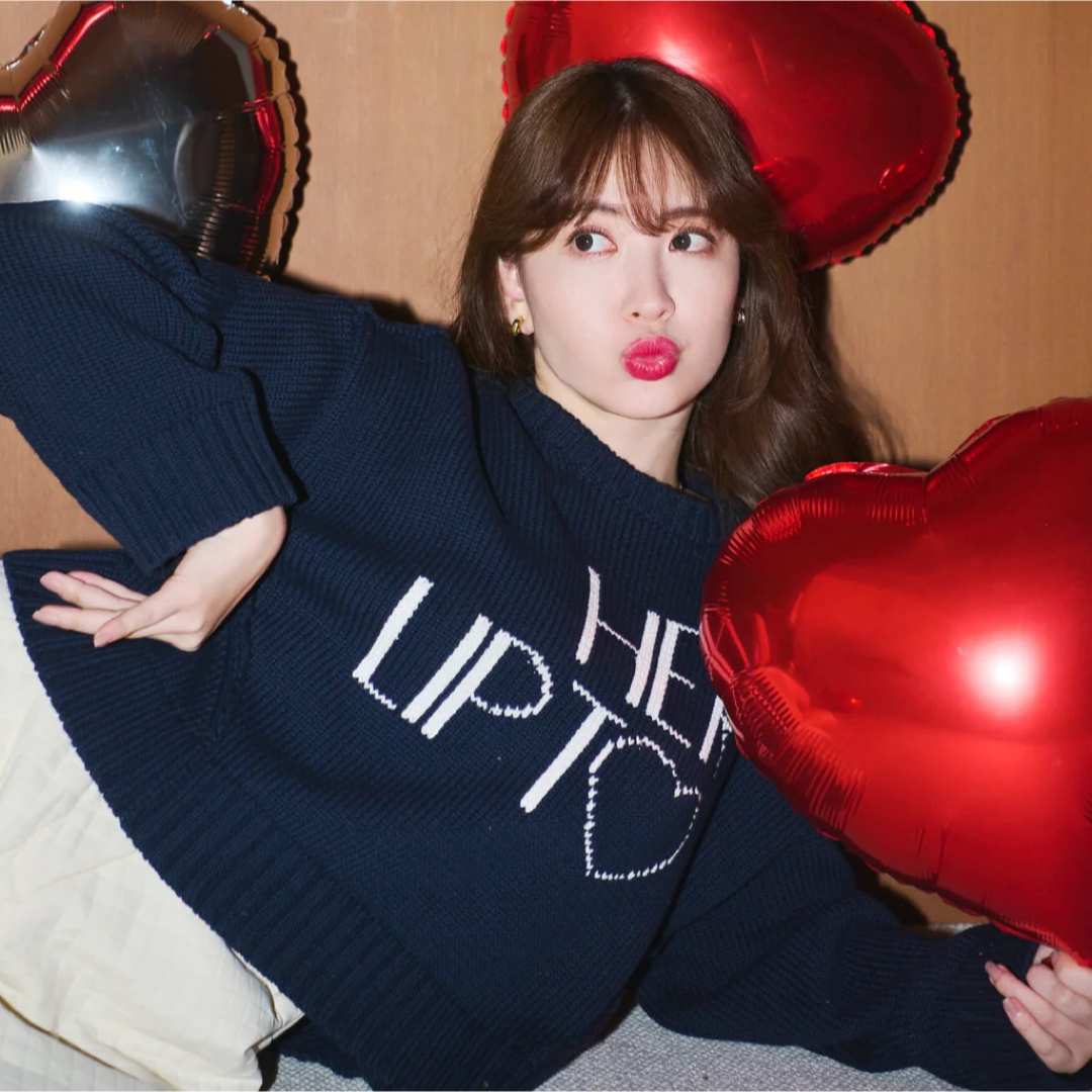 Her lip to - herlipto Share The Love Knit Topの通販 by Her lip to - herlipto Share The Love Knit Topの通販 by