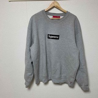 トップスsupreme  breed crewneck グレー　L 登坂　クルーネック