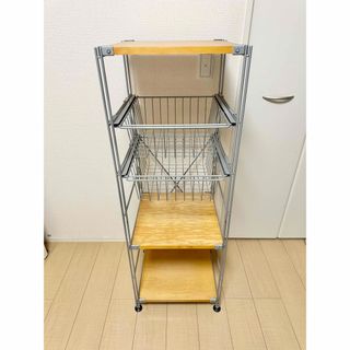 MUJI (無印良品) - 【ココ1009様専用】オーク材薄型ラック・小・奥行