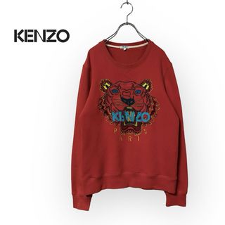 ケンゾー(KENZO)のKENZO タイガー刺繍スウェットシャツ size S(スウェット)