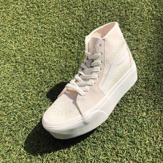 ヴァンズ(VANS)の美品23.5 VANS SK8-HI  ヴァンズ スケートハイ 厚底 HW739(スニーカー)