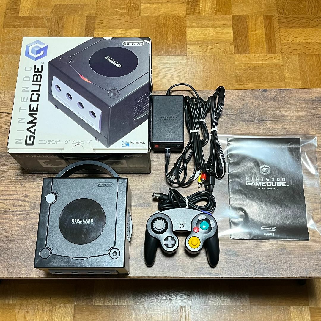 任天堂 ゲームキューブ GAMECUBE 本体 ブラック 動作品 箱セットゲーム