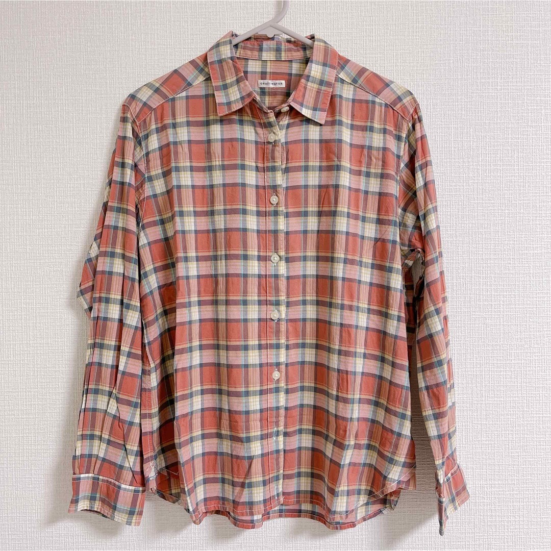 GRASS WATER チェックシャツ　長袖 レディースのトップス(シャツ/ブラウス(長袖/七分))の商品写真