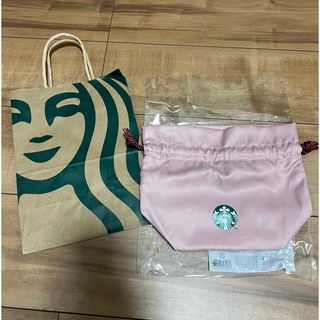 スターバックス(Starbucks)のスタバ　シュトーレン　巾着(ポーチ)