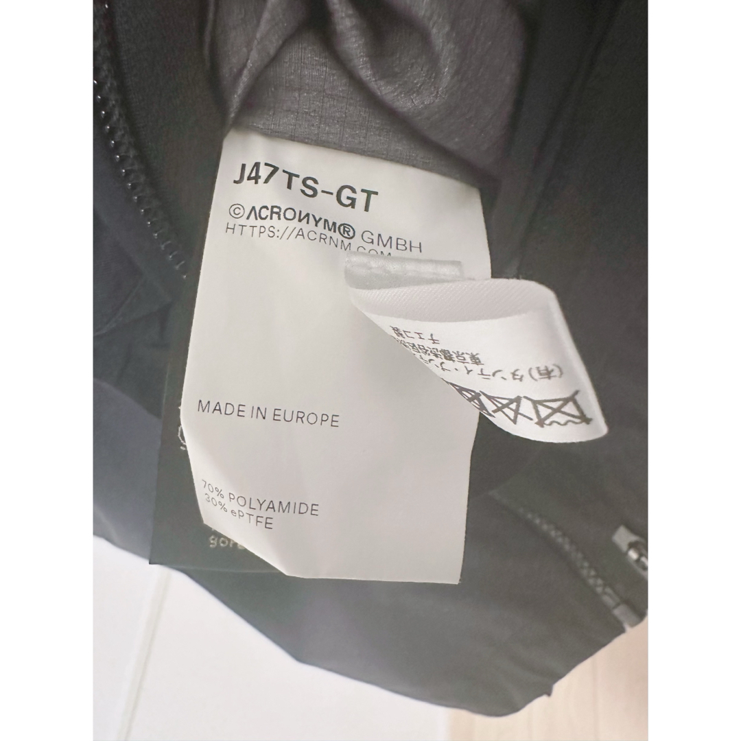 ARC'TERYX(アークテリクス)の美品  チェコ製　ACRONYM アクロニウムJ47TS-GT メンズのジャケット/アウター(ナイロンジャケット)の商品写真