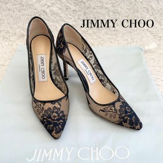 ブラックサイズJIMMY CHOO SARESA FLAT フラットシューズ