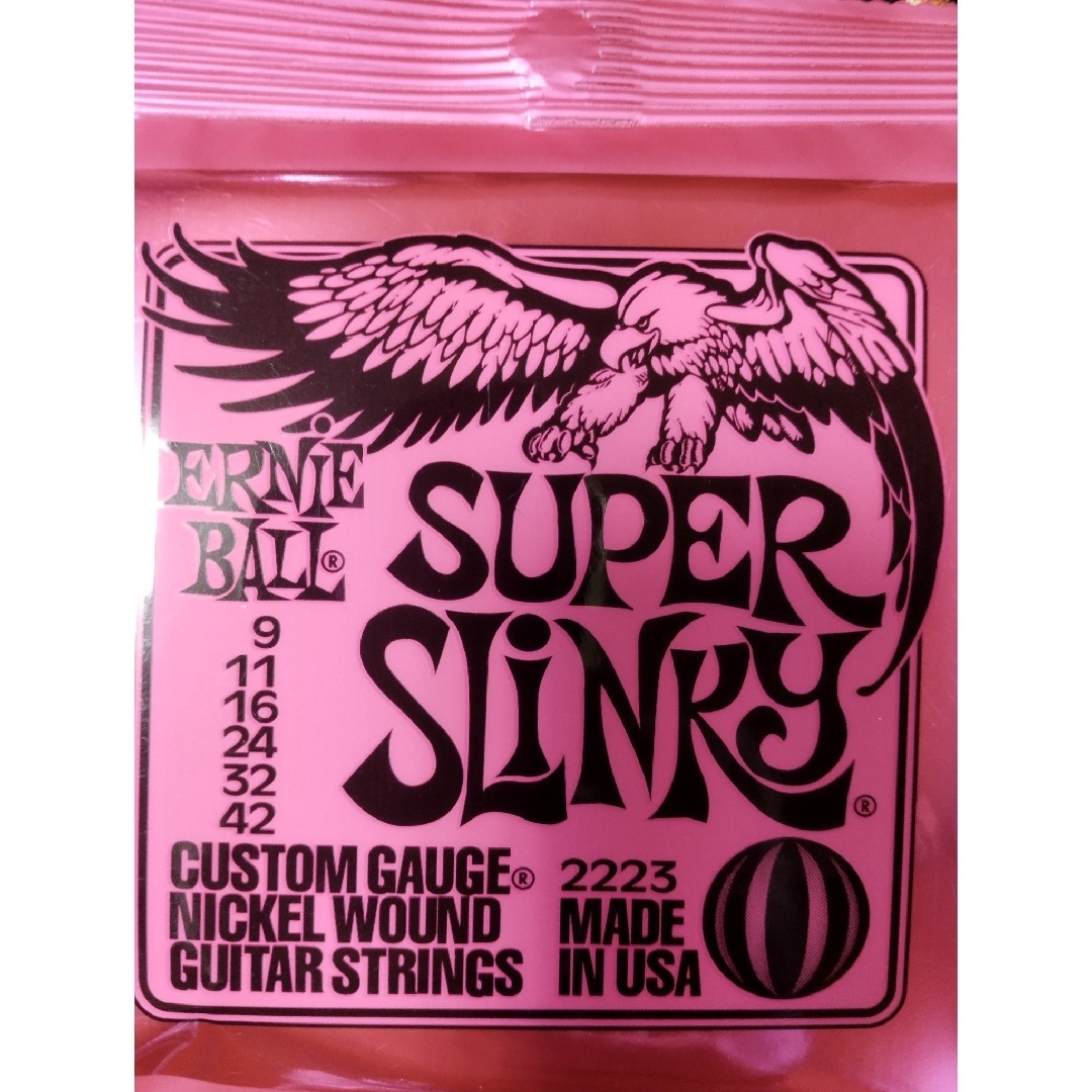 定番！ERNIE BALL 2223/Super Slinky 楽器のギター(エレキギター)の商品写真