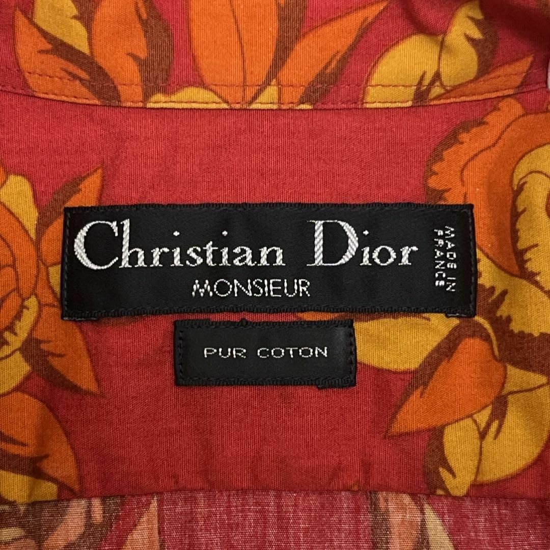 Christian Dior(クリスチャンディオール)の90s OLD DIOR オールド ディオール 総柄シャツ 花柄 ボタニカル柄 メンズのトップス(シャツ)の商品写真