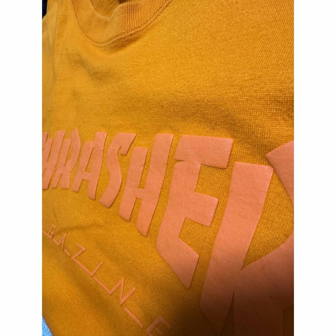 THRASHER(スラッシャー)のTHRASHER スラッシャー ロゴプリント Tシャツ 半袖 オレンジ L メンズのトップス(Tシャツ/カットソー(半袖/袖なし))の商品写真