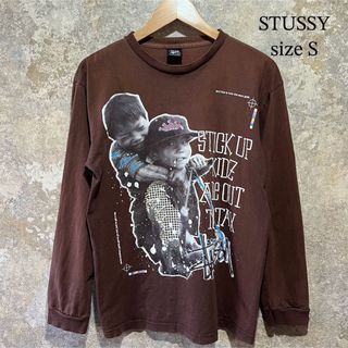 ステューシー(STUSSY)のSTUSSY ステューシー プリント ロンT(Tシャツ/カットソー(七分/長袖))