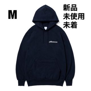 ワンエルディーケーセレクト(1LDK SELECT)のM plllllleeeasse hooded sweatshirt ネイビー(パーカー)