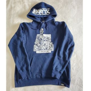 エクストララージ(XLARGE)の【希少】X-LARGE スターウォーズ コラボ パーカー R2D2 ネイビー(パーカー)