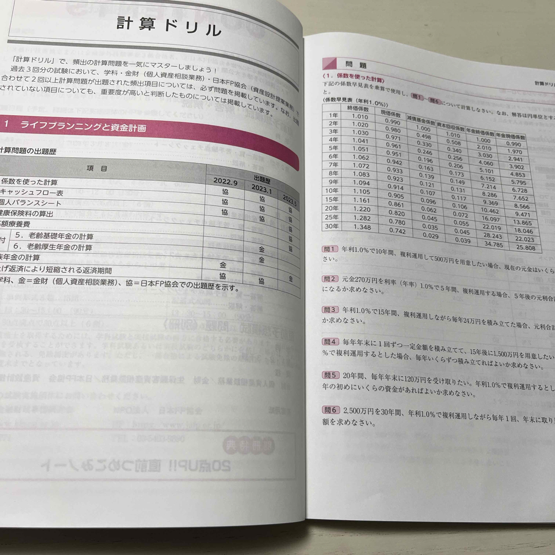 計算ドリル付　２０２４年１月試験をあてるＴＡＣ直前予想模試ＦＰ技能士２級・ＡＦＰ エンタメ/ホビーの本(資格/検定)の商品写真