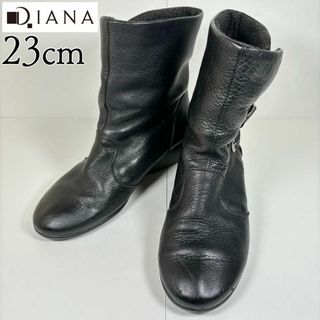 ダイアナ(DIANA)のDIANA ダイアナ 23 ベルト バックル ブーツ 黒(ブーツ)