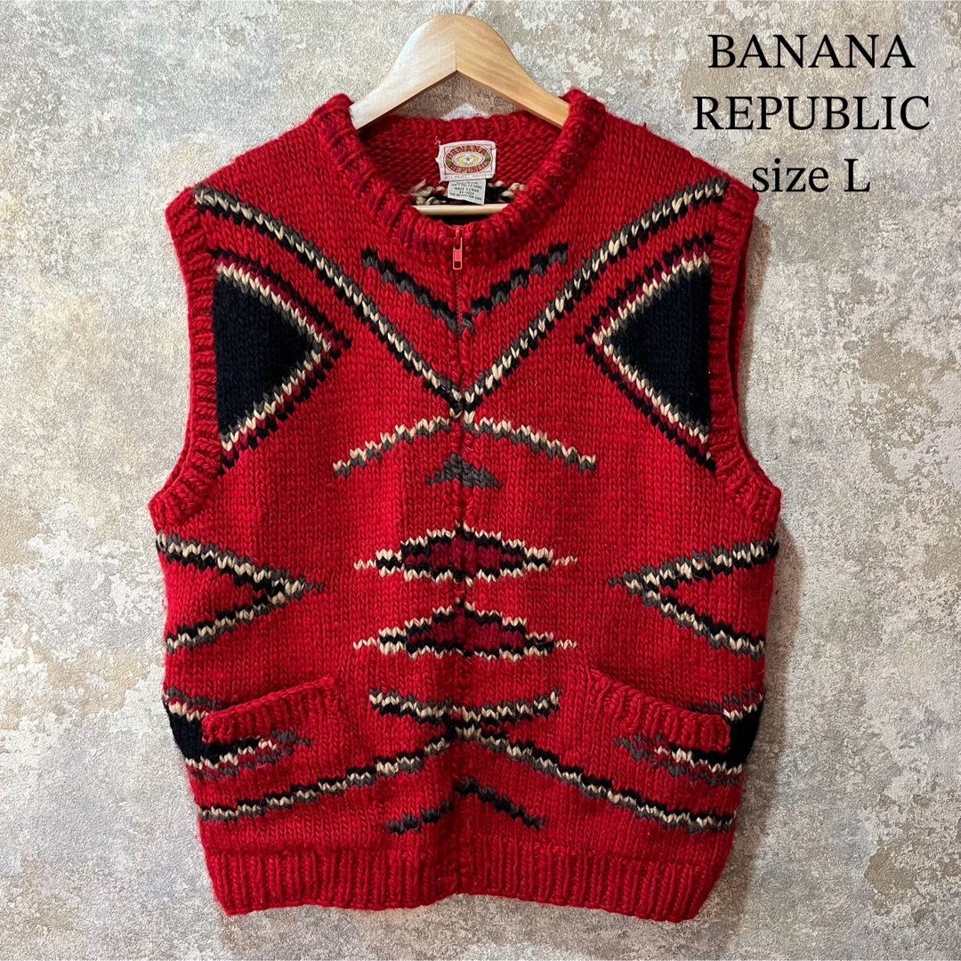 Banana Republic(バナナリパブリック)のBANANA REPUBLIC バナナリパブリック ニットベスト メンズのトップス(ベスト)の商品写真