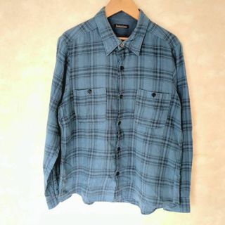 ボヘミアンズ(Bohemians)の【1】Bohemians ボヘミアンズ  シャツ チェックシャツ ブルー(シャツ)