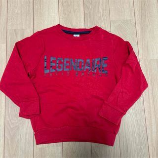 プチバトー(PETIT BATEAU)の【プチバトー】トレーナー　スウェット　赤　116㎝　☆超美品☆(Tシャツ/カットソー)