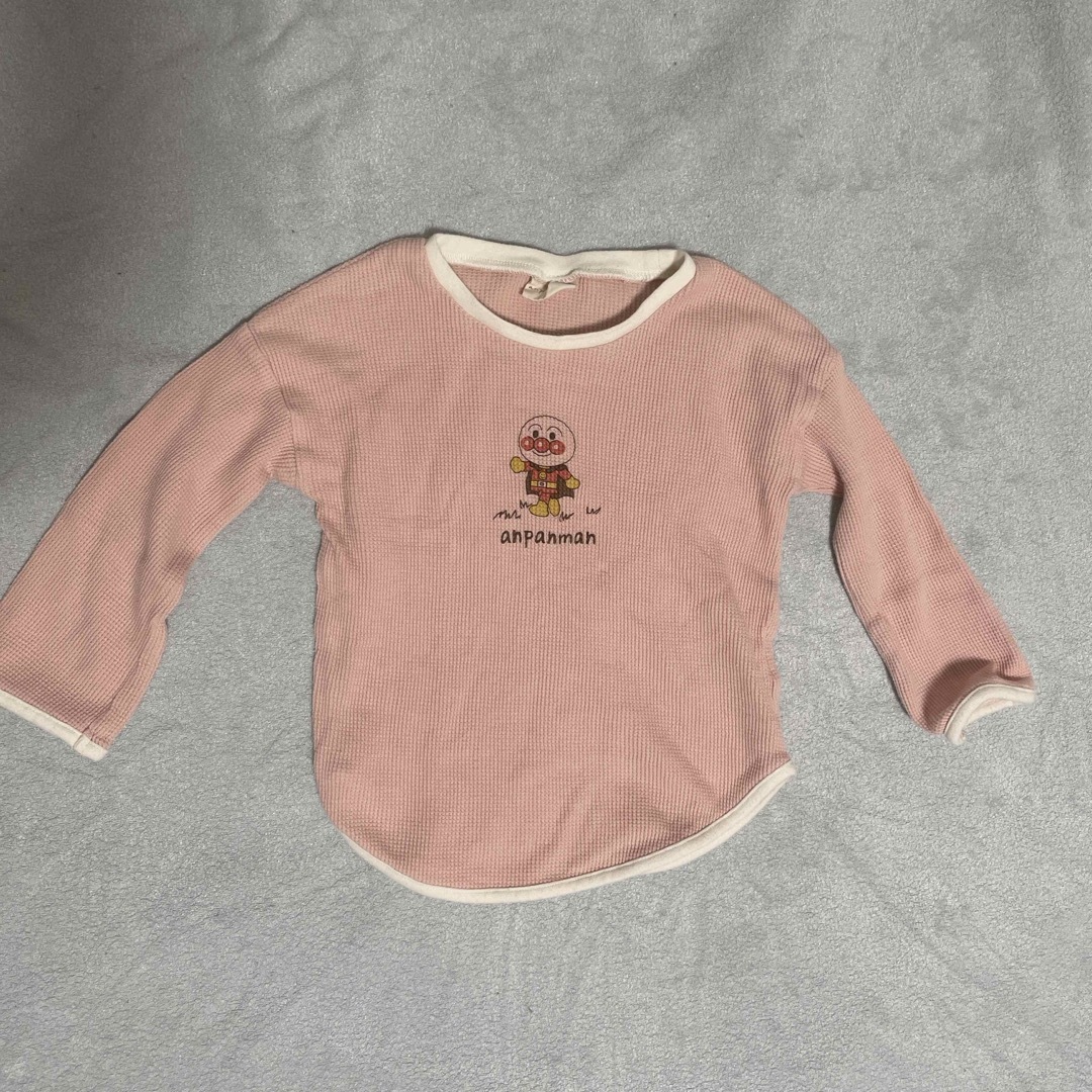 BANDAI(バンダイ)のアンパンマン　ワッフルTシャツ キッズ/ベビー/マタニティのキッズ服女の子用(90cm~)(Tシャツ/カットソー)の商品写真